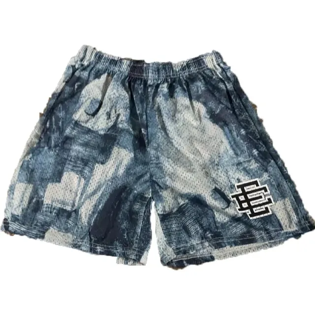 Eric Emanuel Mesh Shorts Tie-Dye Print