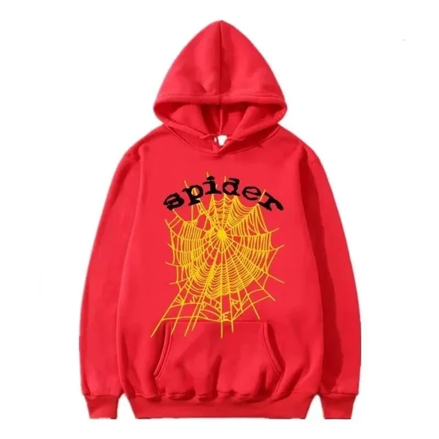 Sp5der Hoodie Spider Web Print