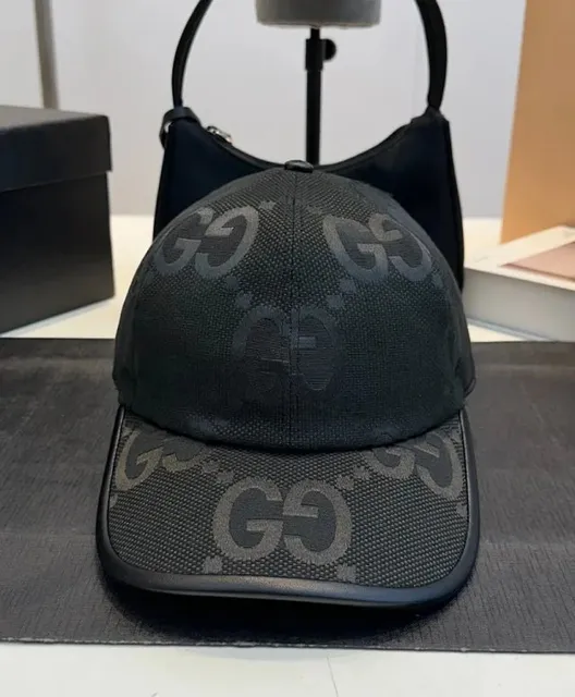 Gucci GG Logo Cap Monogram Mesh
