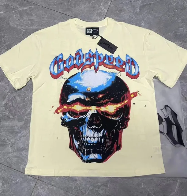 Godspeed Graphic Tee Skull Print