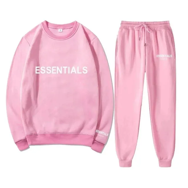 Fear of God Essentials Essentials Set Pink Logo