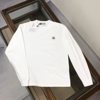 Moncler Long-Sleeve Tee Logo Embroidery