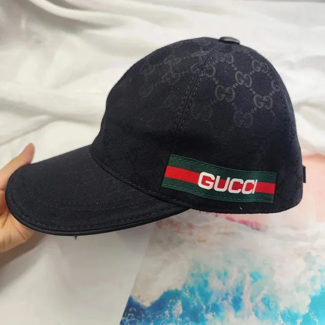 Gucci Baseball Cap GG Monogram Web Stripe