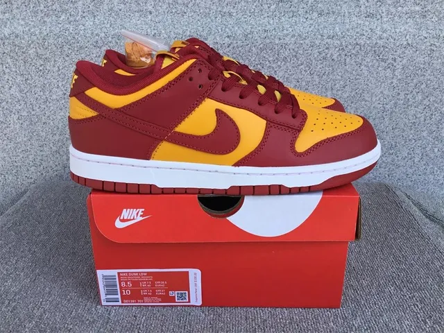Nike Dunk Low Varsity Red Yellow