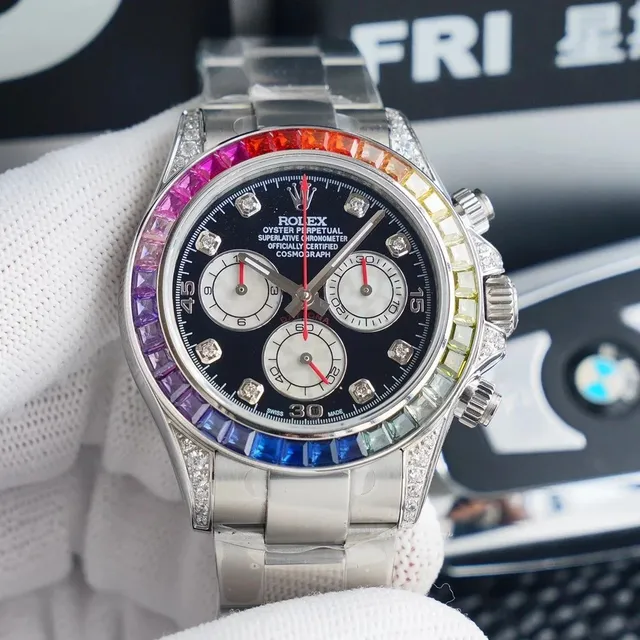 Rolex Oyster Perpetual Cosmograph Daytona Rainbow Bezel