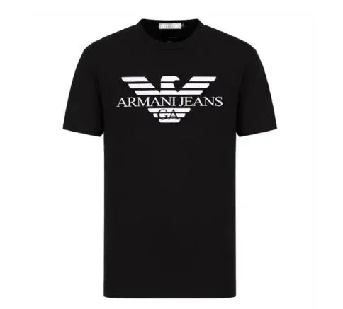 Emporio Armani Logo T-Shirt Eagle Print