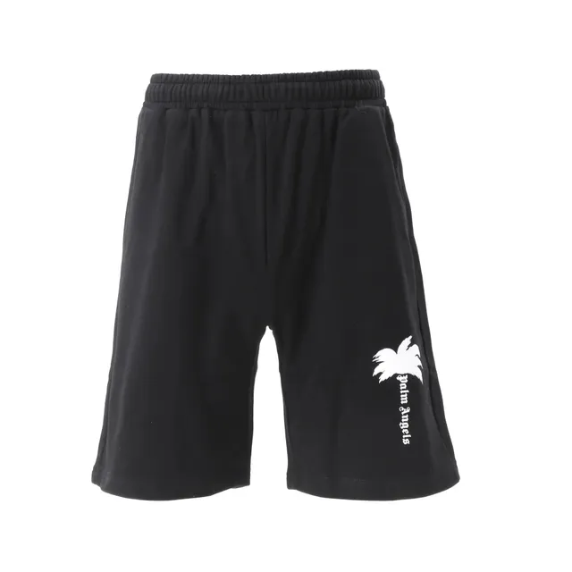 Palm Angels Palm Tree Shorts White Logo