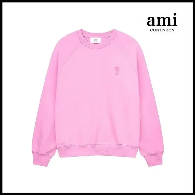 AMI Paris Crewneck Sweatshirt Heart Logo