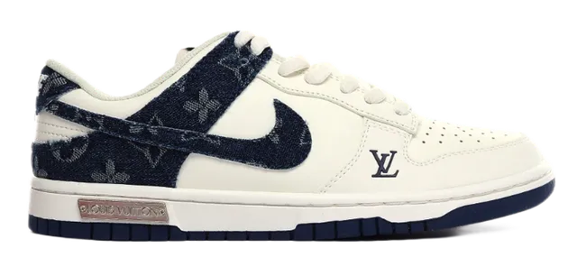 Nike × Louis Vuitton Dunk Low LV Monogram Denim