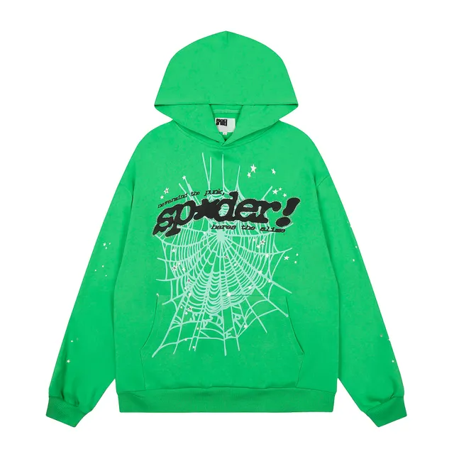 Sp5der Hoodie Spider Web Print