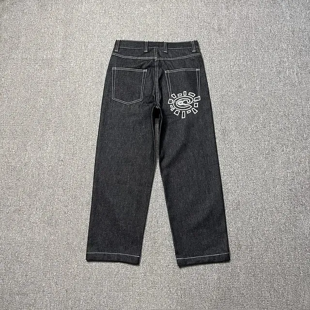 Denim Tears Straight-leg Jeans Sun Logo Embroidery