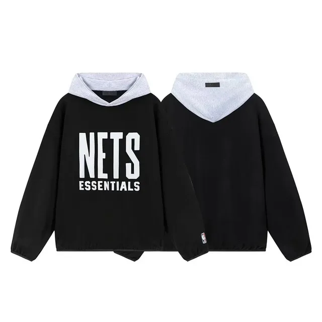 NBA × Fear of God Essentials Essentials Hoodie Nets Logo