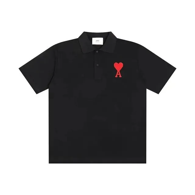 AMI Paris Polo Shirt Heart Logo