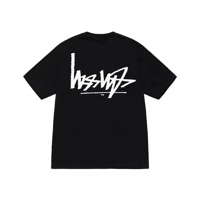 Stüssy Graphic Tee White Logo Print
