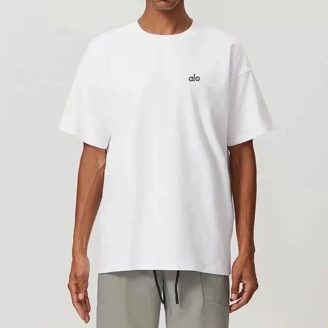 Alo Yoga Logo Tee Minimal Embroidered