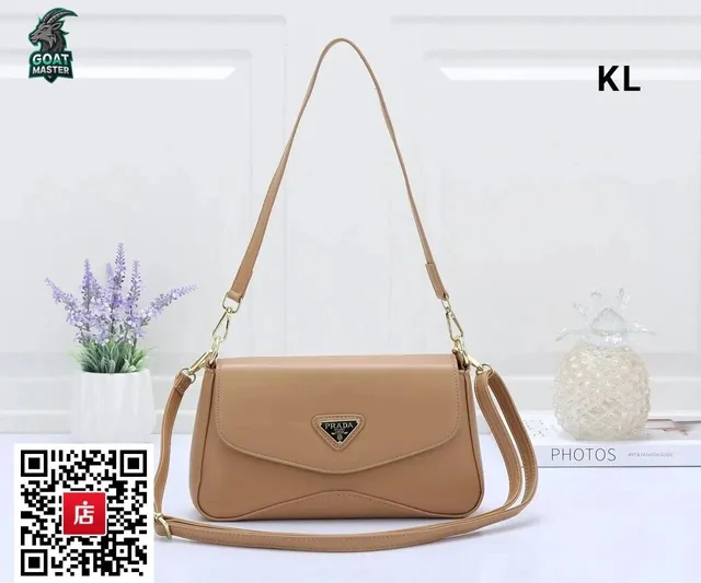 Prada Shoulder Bag Triangular Logo