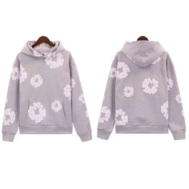 Hooded Sweatshirt Floral Print