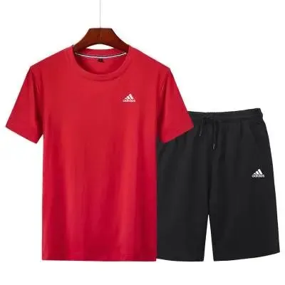 Adidas T-Shirt and Shorts Set Sport Performance