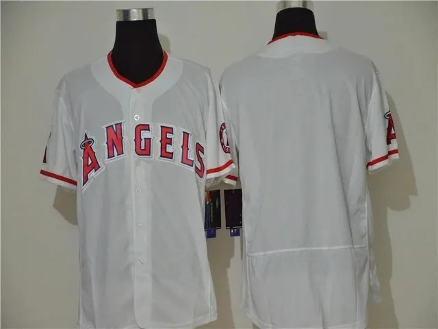 MLB Angels Home Jersey White Road