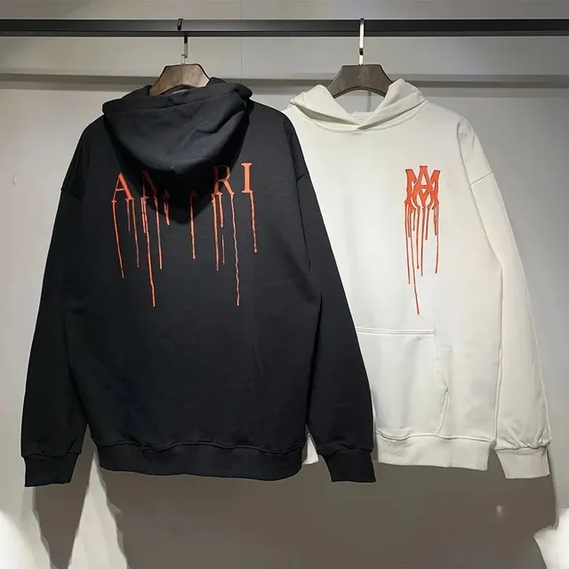 Amiri Hooded Sweatshirt Dripping Logo