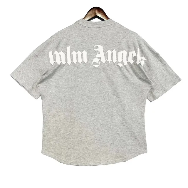 Palm Angels Oversized T-Shirt Gothic Logo