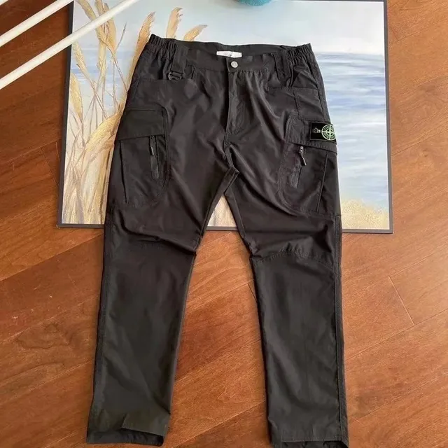 Stone Island Cargo Pants Black