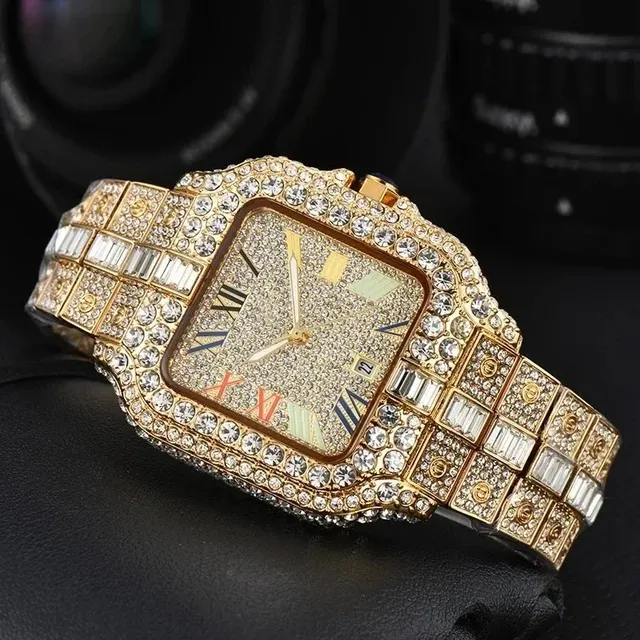 Santos De Cartier Fully Iced
