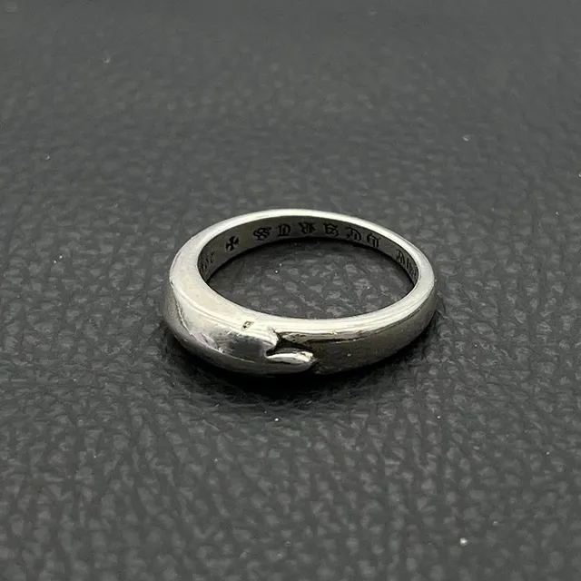 Chrome Hearts Cross Ring Engraved Band