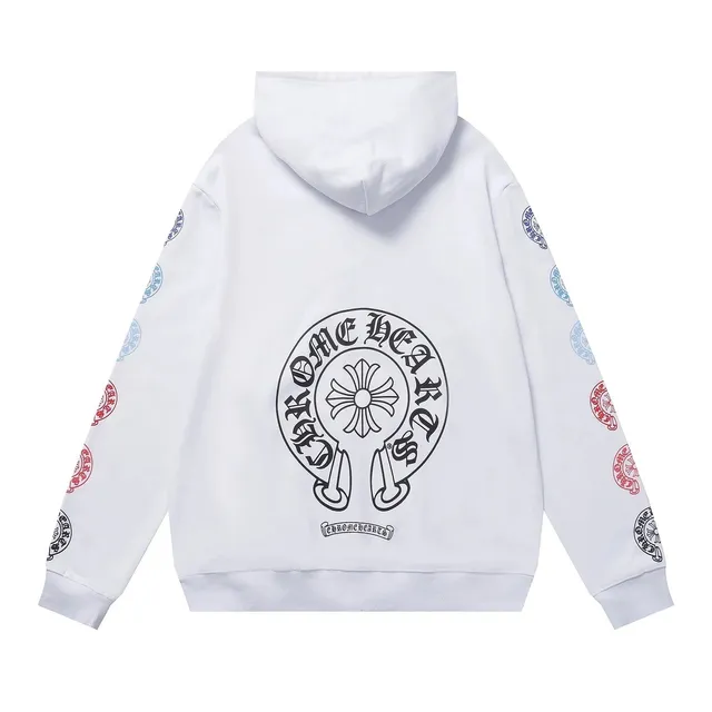 Chrome Hearts Hoodie Cross Logo Print