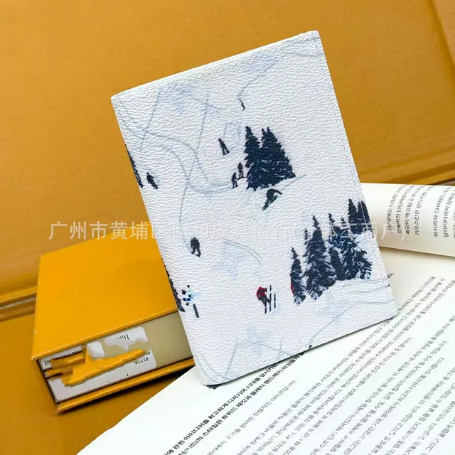 Louis Vuitton Passport Holder Ski Print