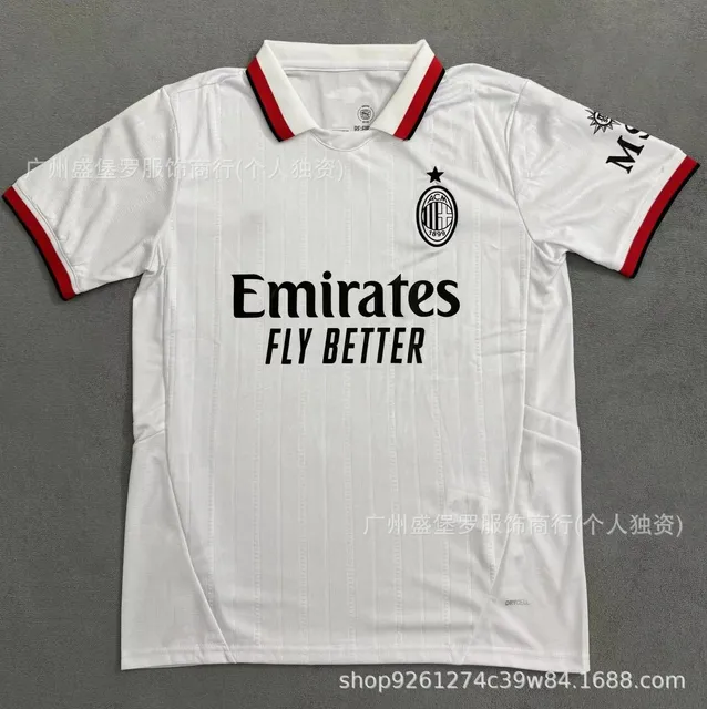 AC Milan × Adidas Home Jersey Emirates Fly Better