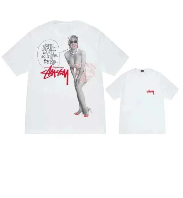 Stüssy Graphic T-Shirt Marilyn Monroe Print