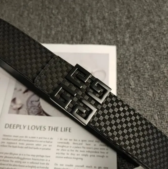 Givenchy 4G Belt Carbon Fiber