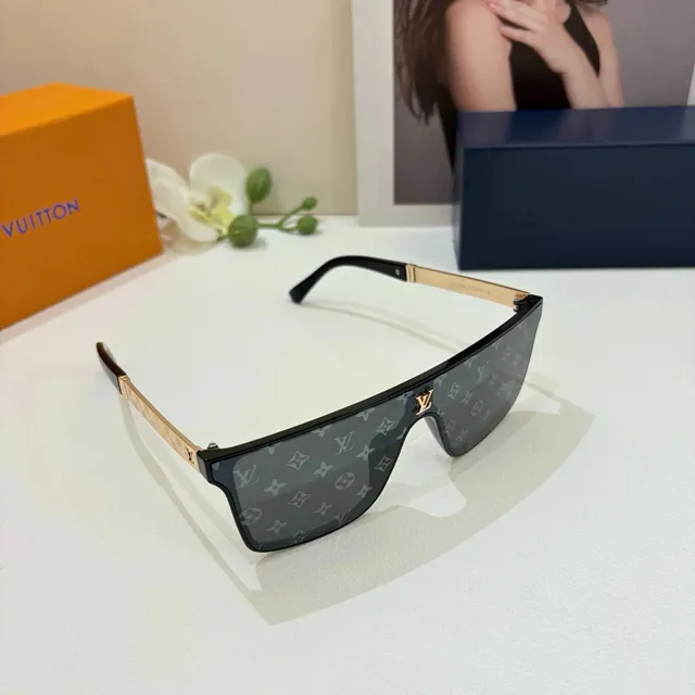 Louis Vuitton Shield Sunglasses Monogram Print