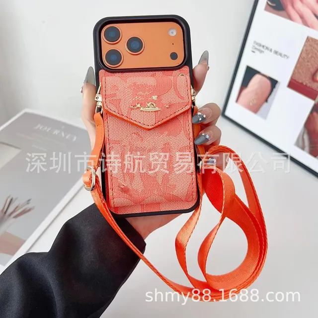 Coach Phone Crossbody Pouch Signature Jacquard