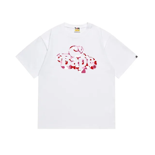 Graphic Tee Camouflage Bape Logo