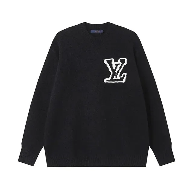 Louis Vuitton Knit Sweater LV Monogram Intarsia