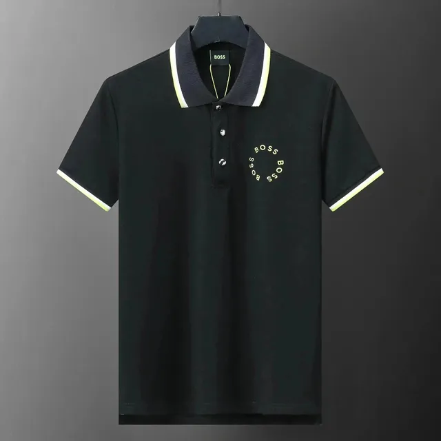 Hugo Boss Polo Shirt Contrast Trim Logo