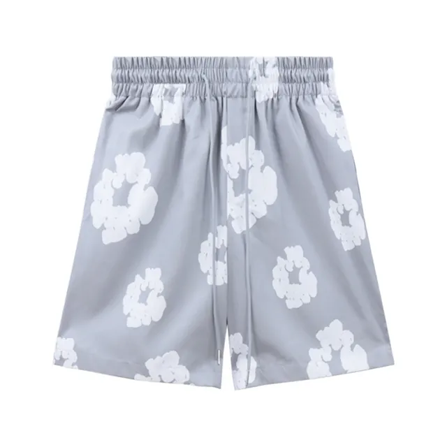 Balenciaga Floral Print Shorts Cloud Motif