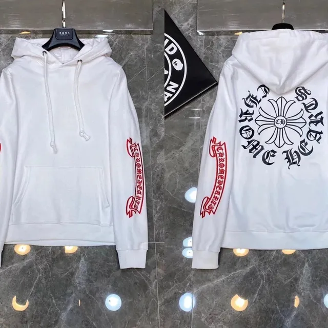 Chrome Hearts Hoodie Cross Logo Print