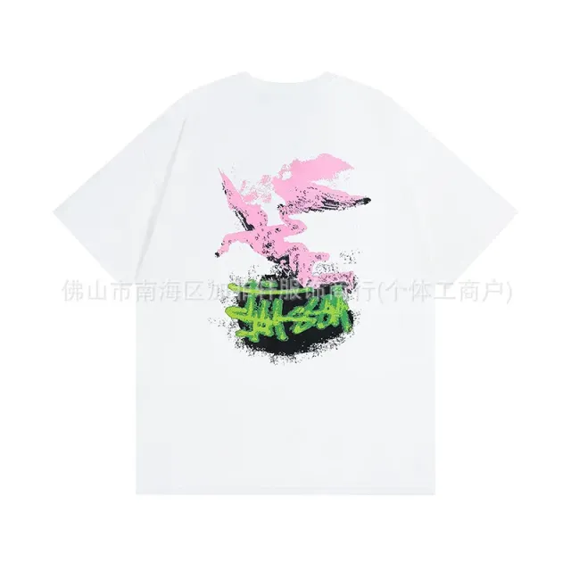 Gallery Dept. Graphic Tee Pink & Green Spray Paint Logo