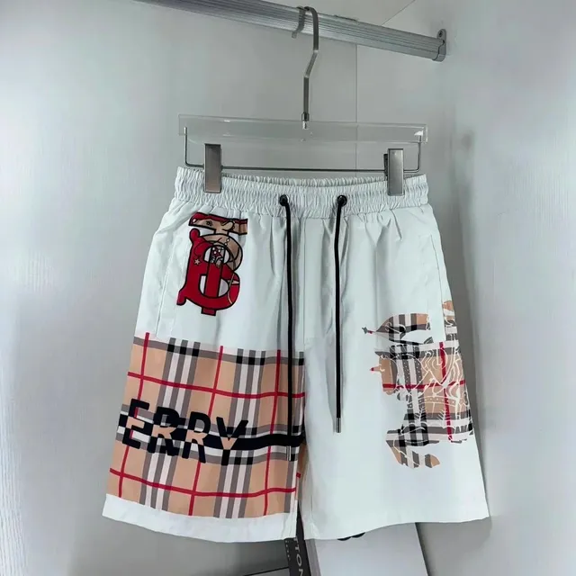 Burberry Logo-Print Shorts Checkered & Monogram