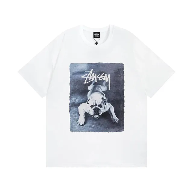 Stüssy Graphic Tee Bulldog Print