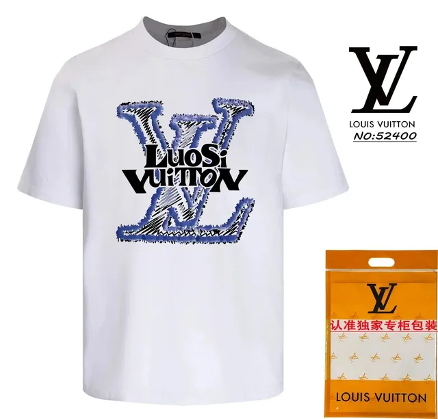 Louis Vuitton T-Shirt Sketch LV Logo