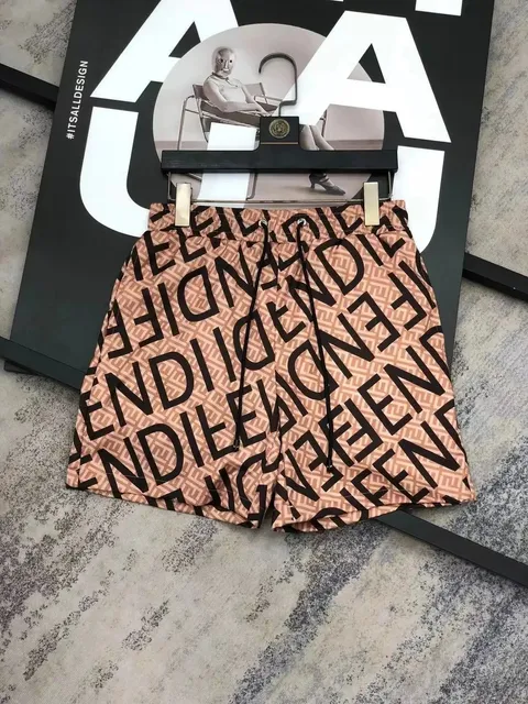 Fendi Logo-Print Shorts FF Monogram
