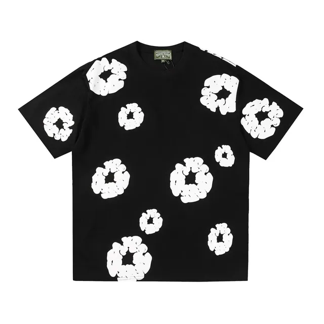 Denim Tears T-Shirt Scrunched Logo Print