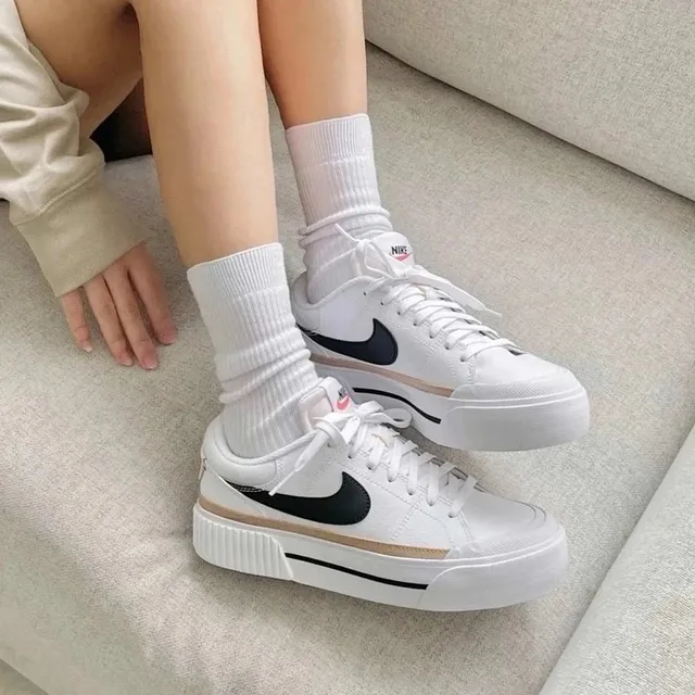 Nike Blazer Low White Black Beige