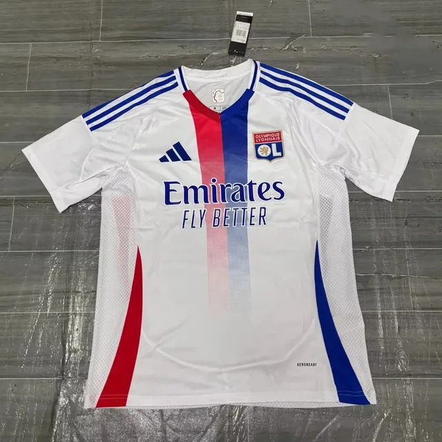 Adidas Olympique Lyonnais Home Jersey Emirates Fly Better