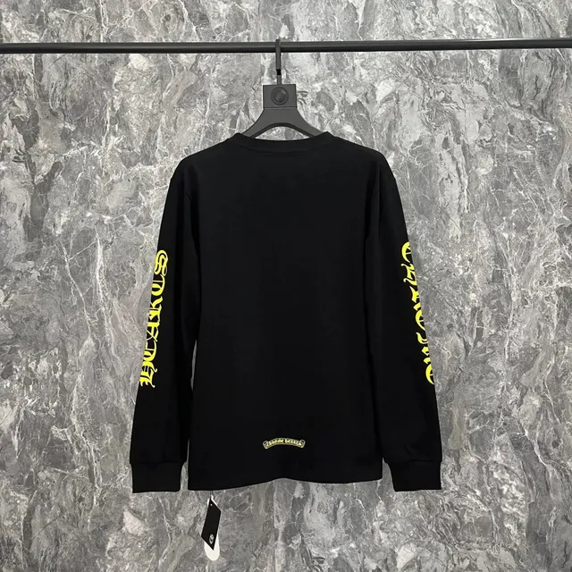 Long Sleeve Tee Chrome Hearts Logo Sleeve