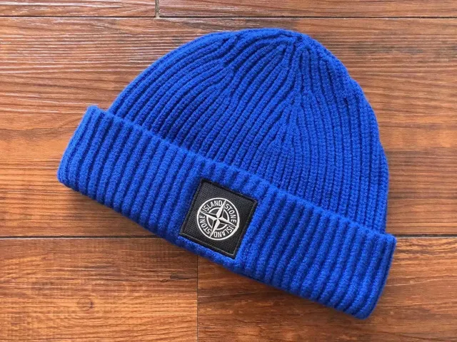 Stone Island Ribbed Beanie Compass Patch